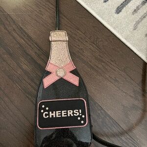Champagne Bottle Crossbody Bag